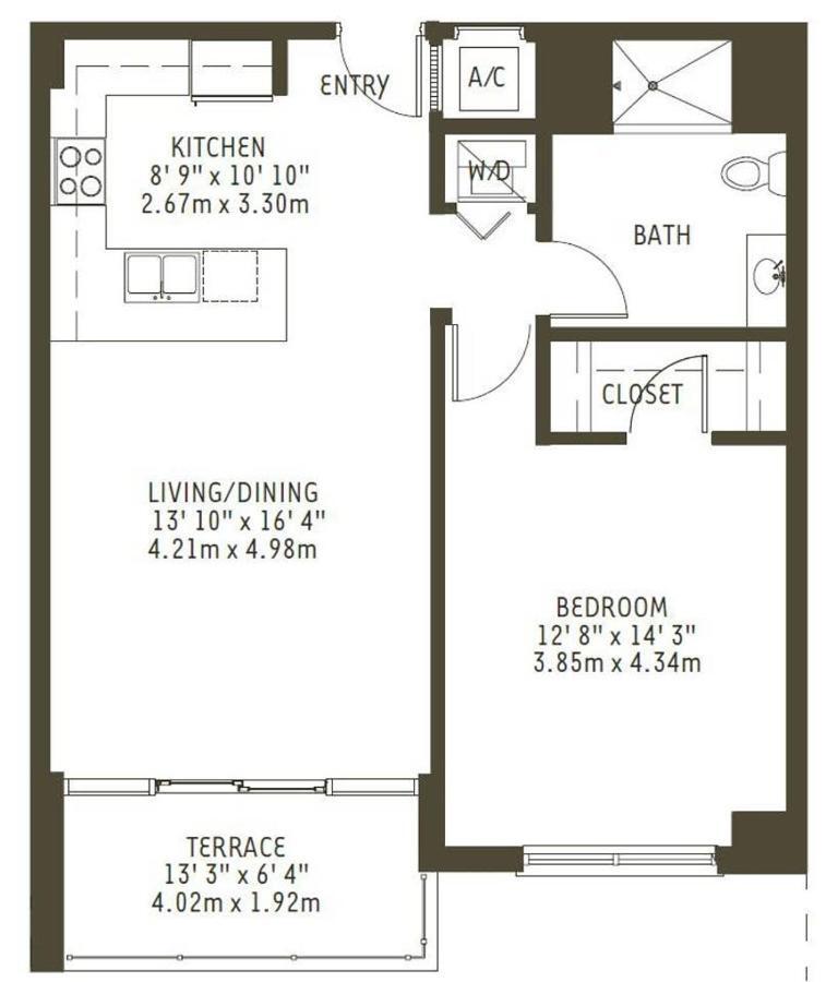 Modern 1 Bedroom Midtown Miami With Free Parking 外观 照片